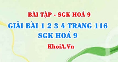 Bài tập về Metan CH4: Giải bài 1, 2, 3, 4 trang 116 SGK Hoá 9